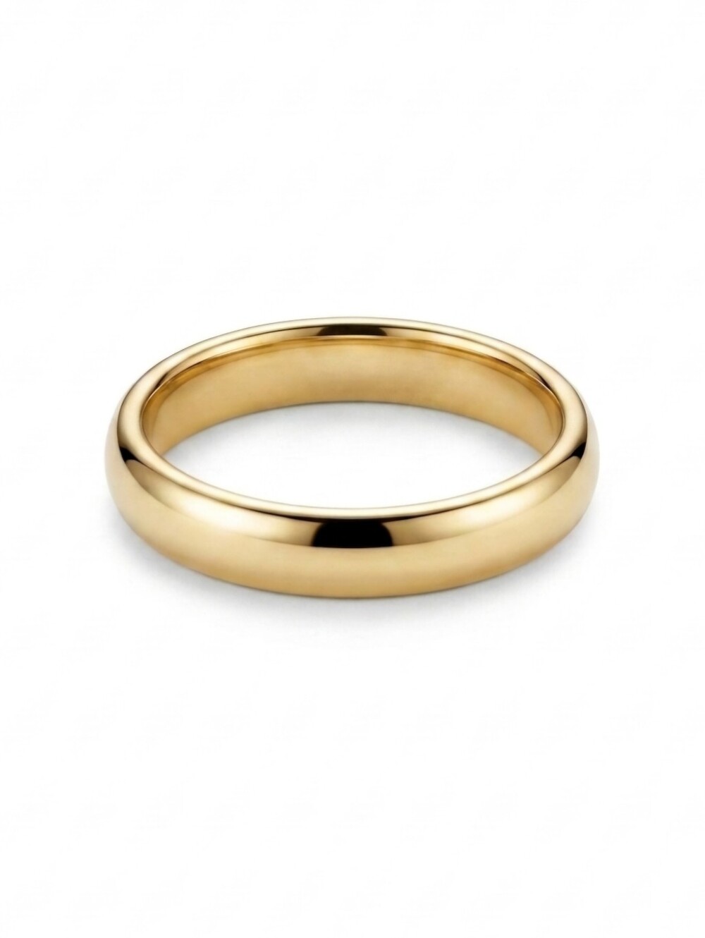Elegant Gold Tungsten Ring - Picture 2 of 5